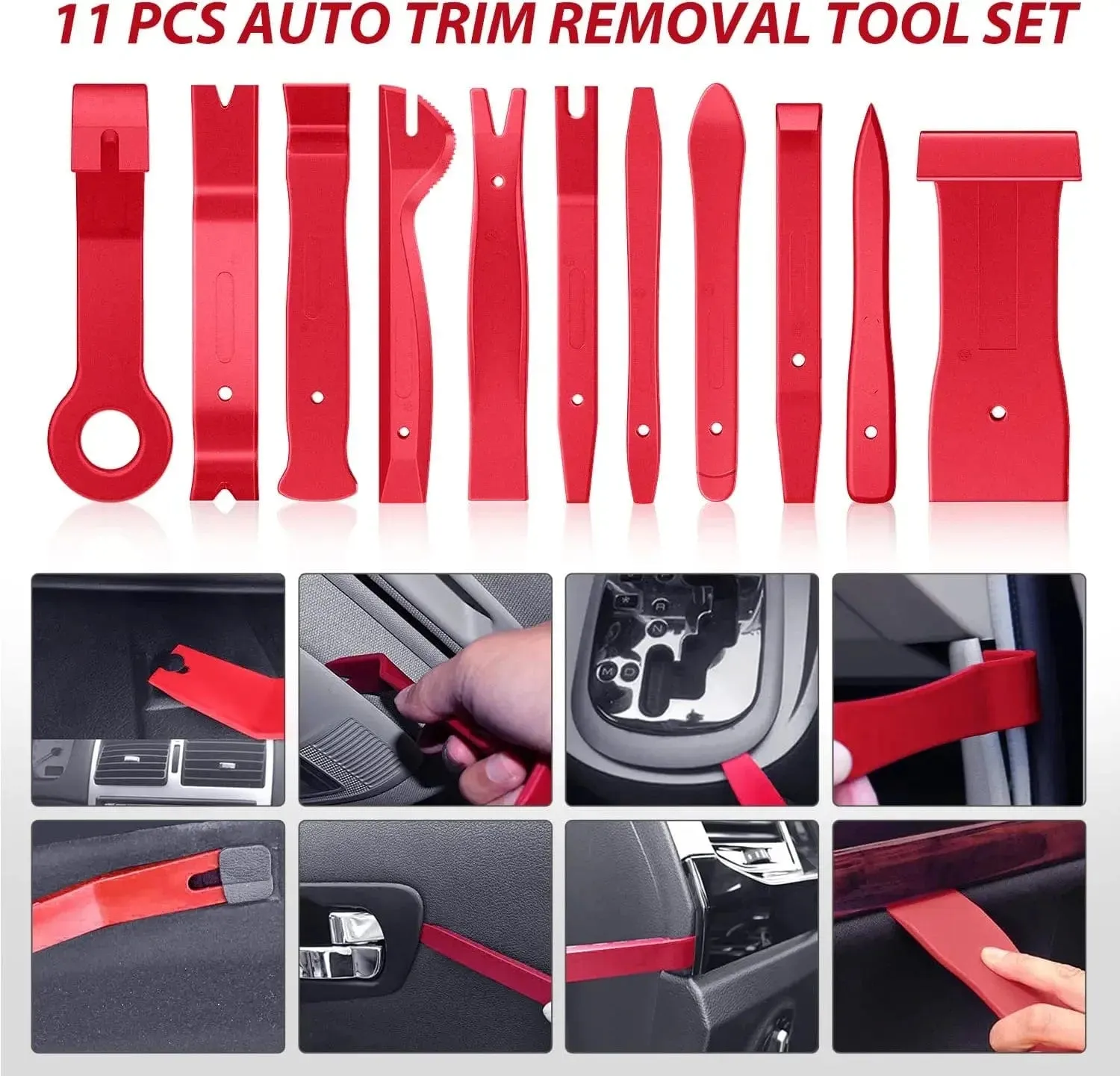 102 Pcs Trim Removal Tool Kit Red