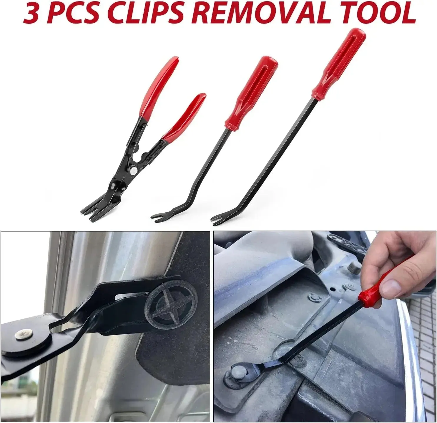 102 Pcs Trim Removal Tool Kit Red