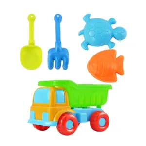 Beach Toys for Kids，5 Piece Beach Toy Sand Set Sand Play Sandpit Toy Summer Outdoor Toy
