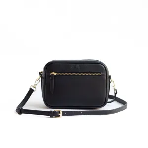Black Classic Zip Crossbody