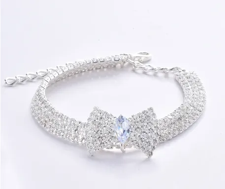 Bow Dog Necklace