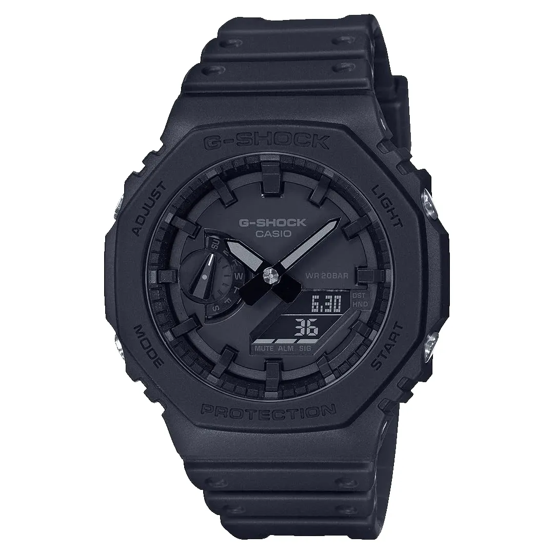 Casio G-Shock Watch - GA-2100-1A1DR Black Dial, Black Band
