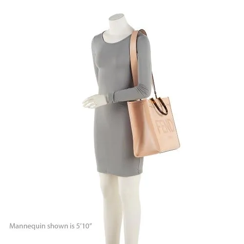 Fendi Leather Sunshine Medium Shopper Tote (SHF-TLlb2r)