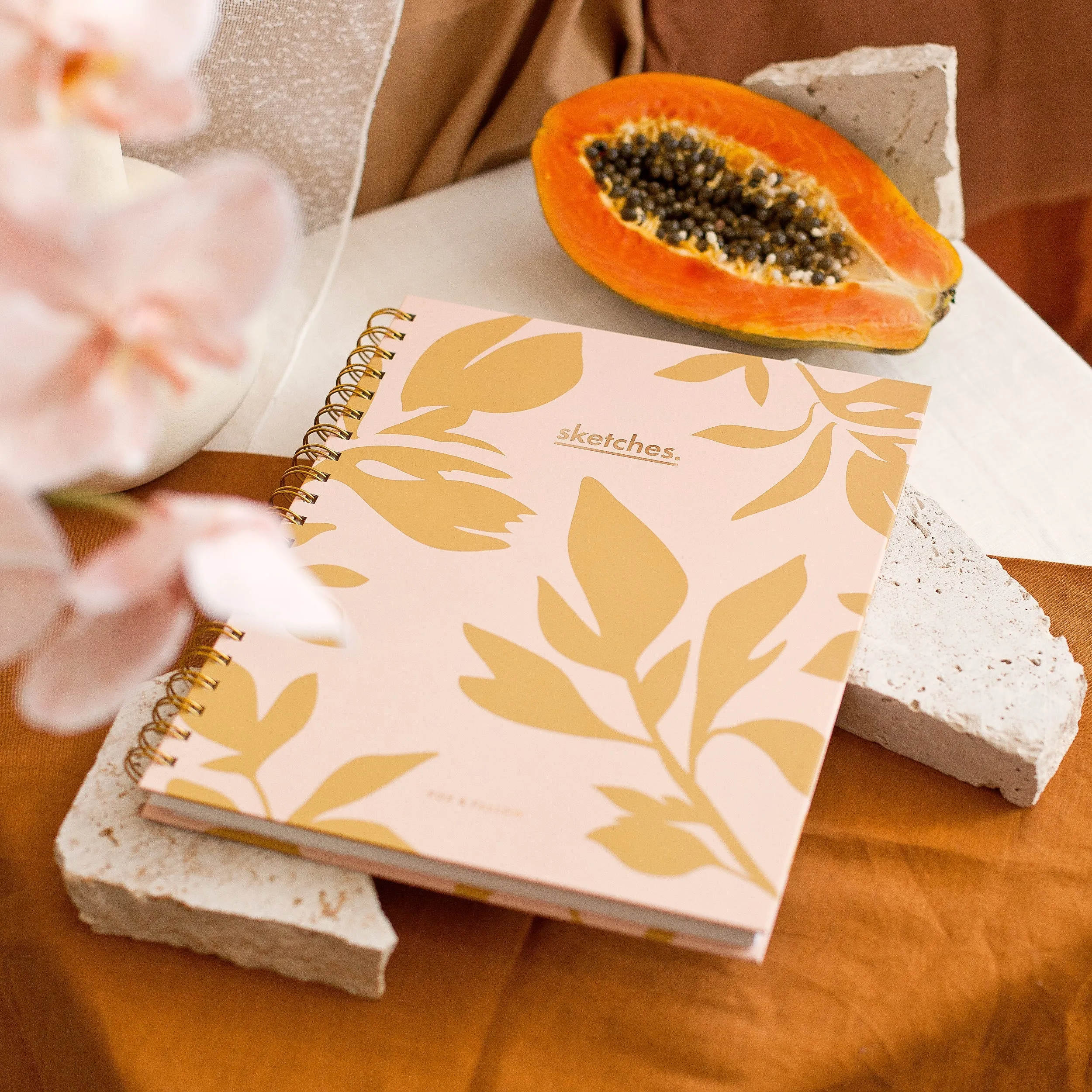 Ficus Large Spiral Sketchbook