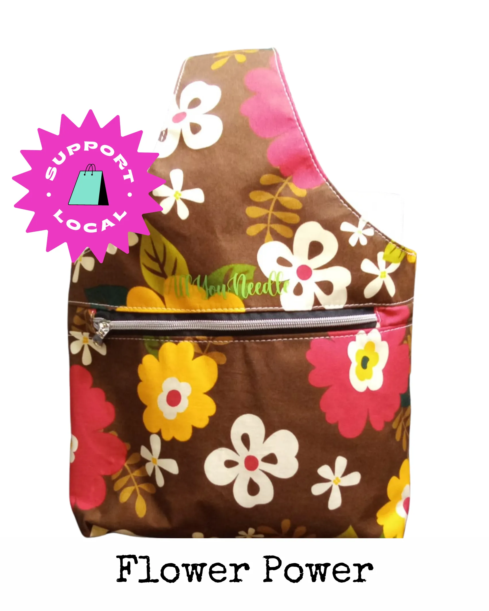 Hand Made in NZ- All You Needle Wrist Bag