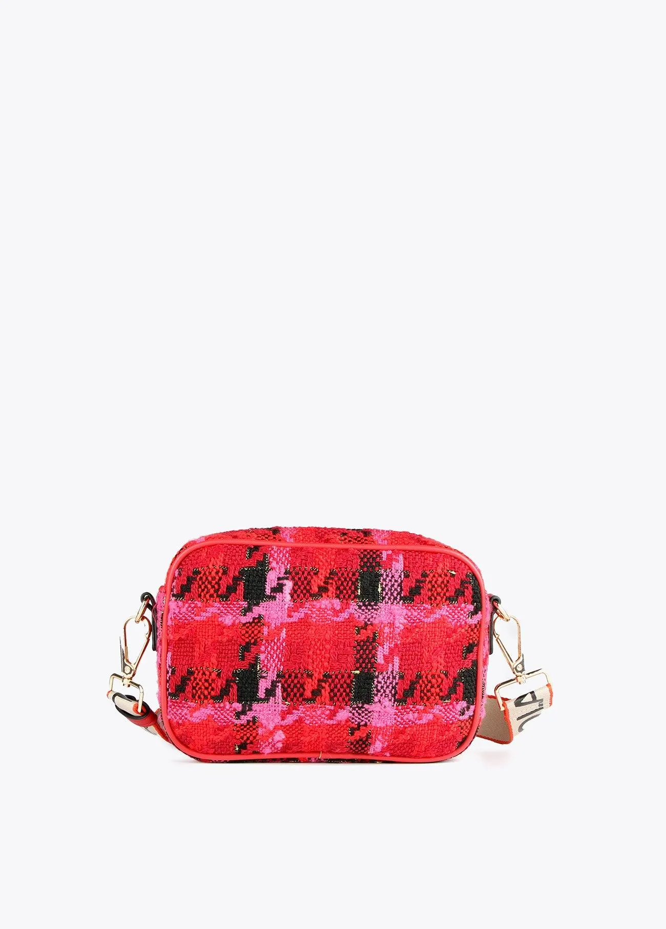 Houndstooth crossbody bag