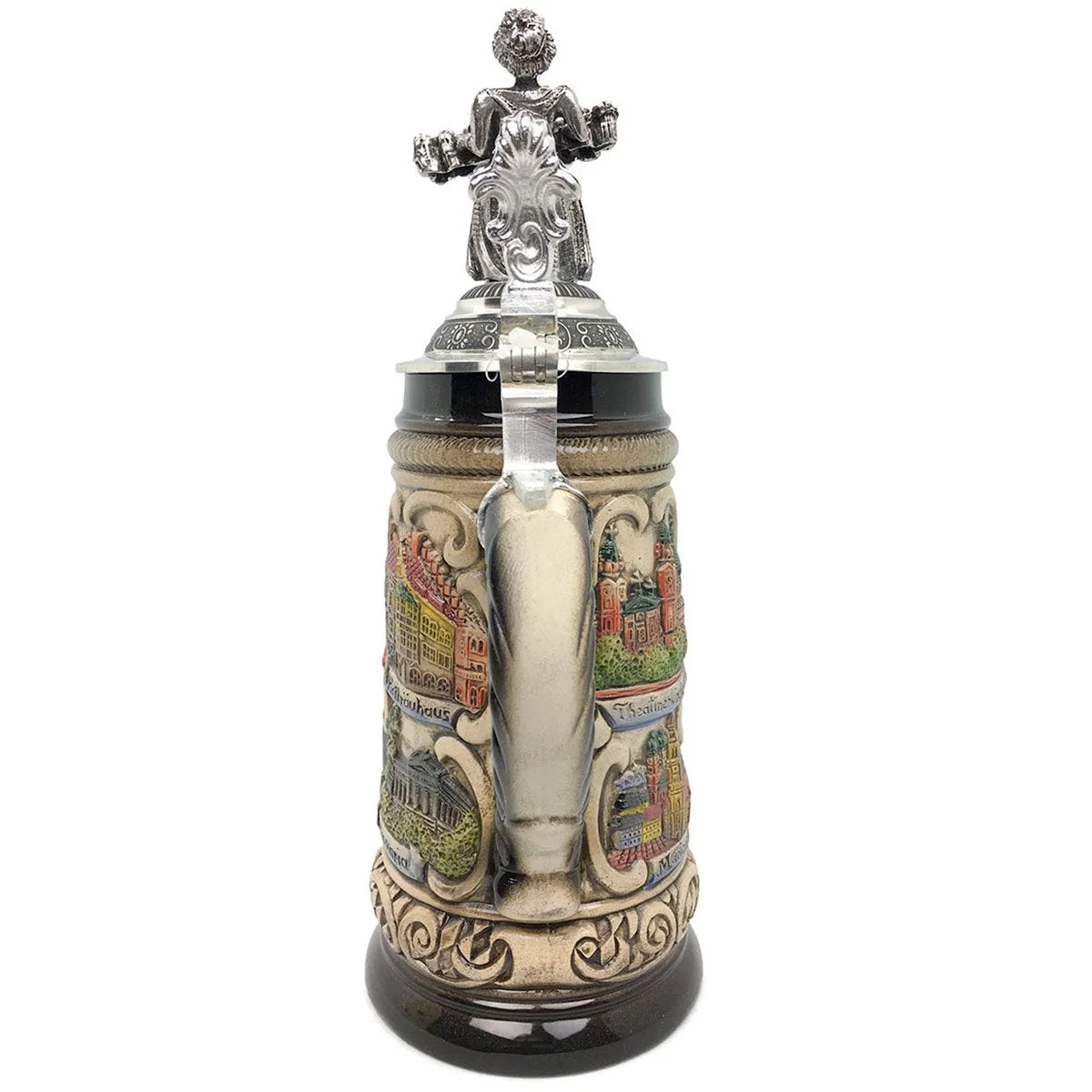 Liesl Lid Oktoberfest 1L Zoller & Born German Beer Stein