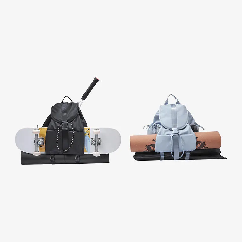 Lightweight Multifunction Sport Backpack Yoga Skateboard Racket Storage Bag Travel Daypack
