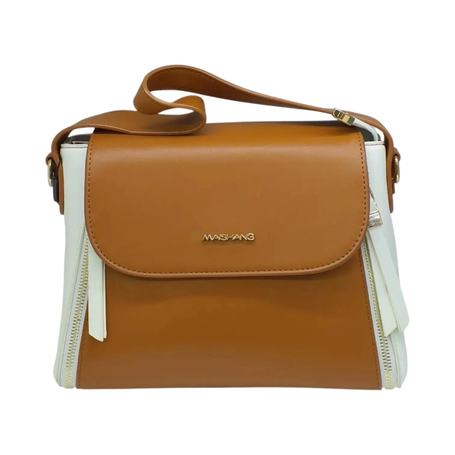 Maishang Two-Tone Shoulder Bag