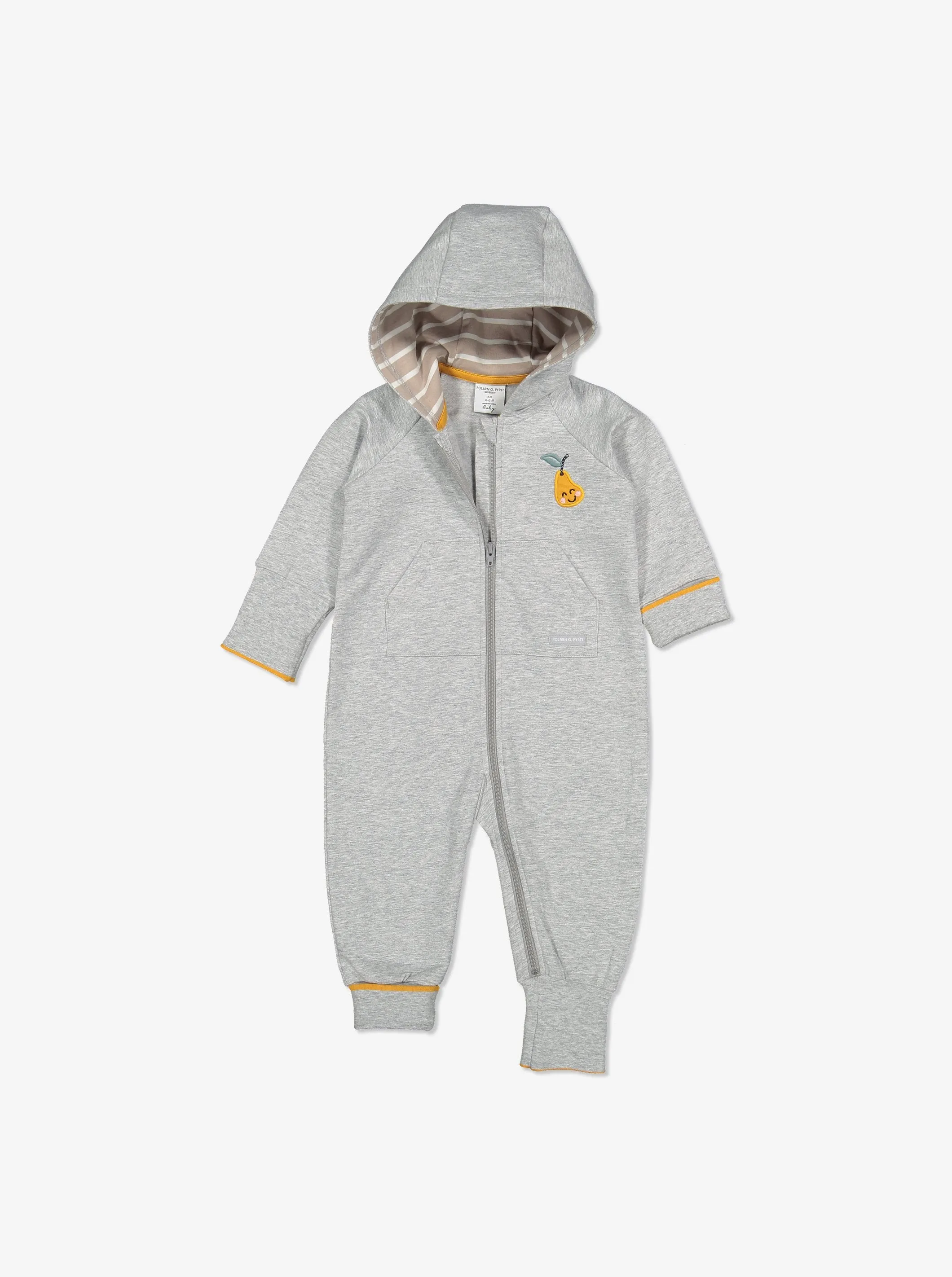 Pear Applique Baby All-in-one