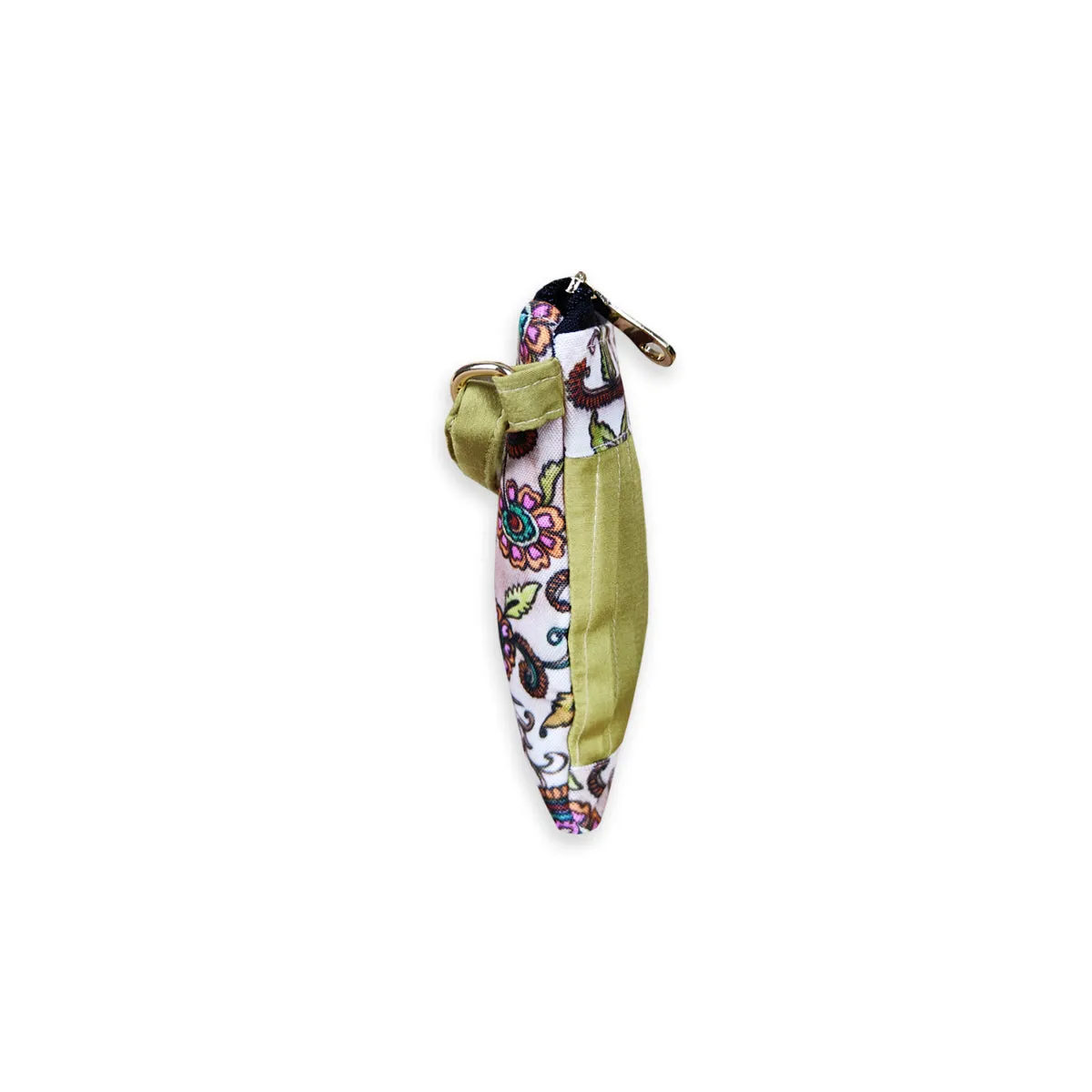 Pleated Green Sling Bag