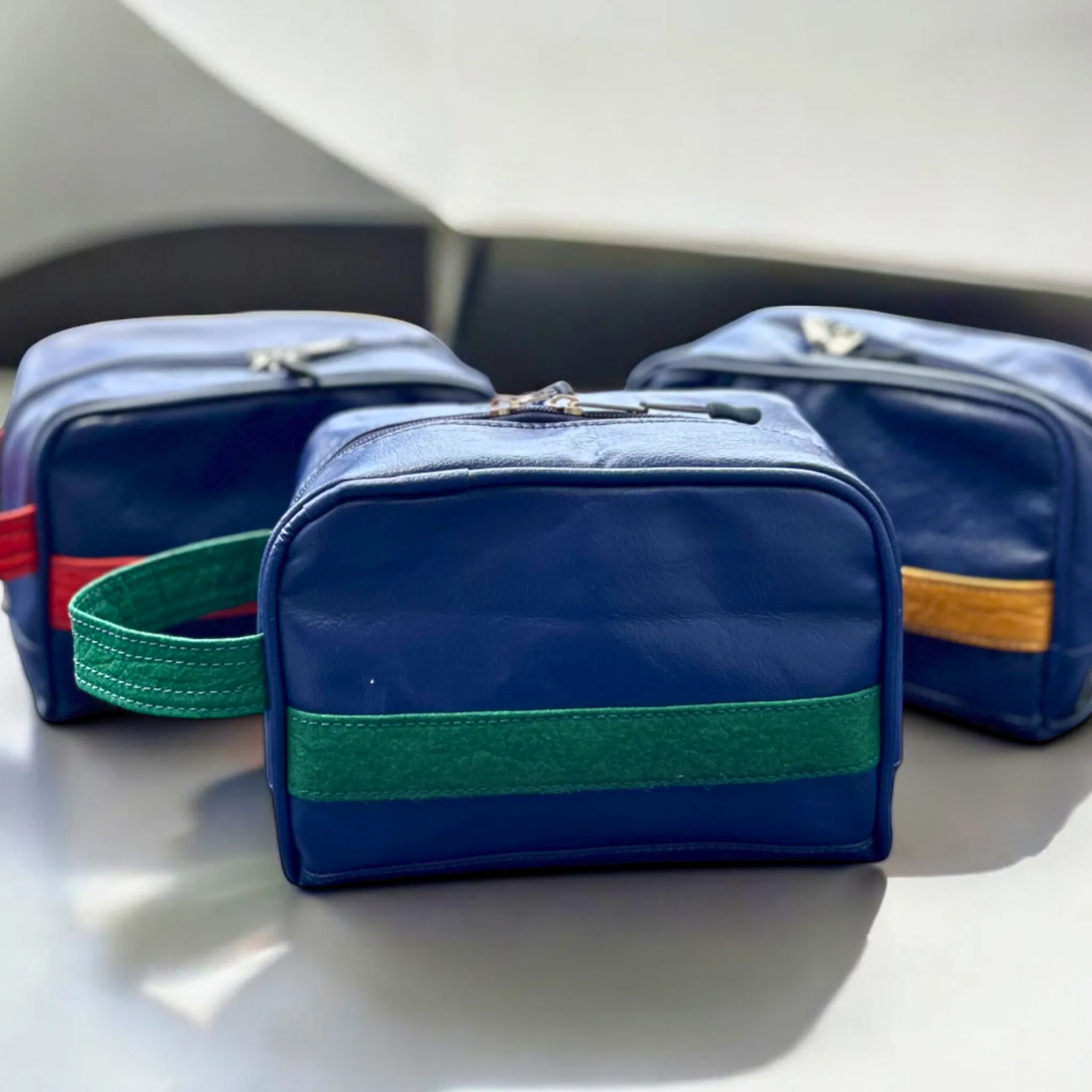 Toiletry Bag - Pineapple Leather | Multicolor